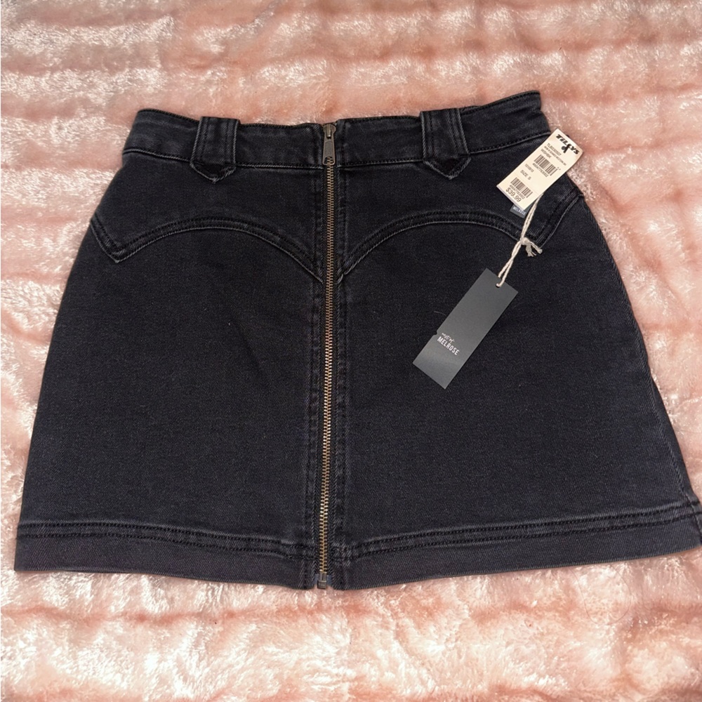 West Of Melrose Jean Skirt